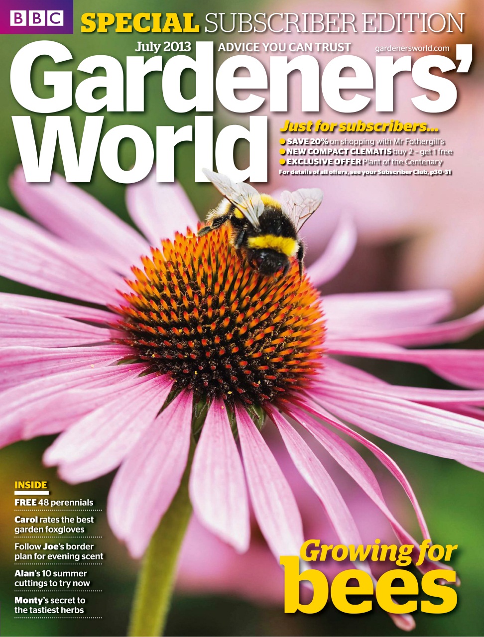 BBC Gardeners’ World Magazine Preview Pages