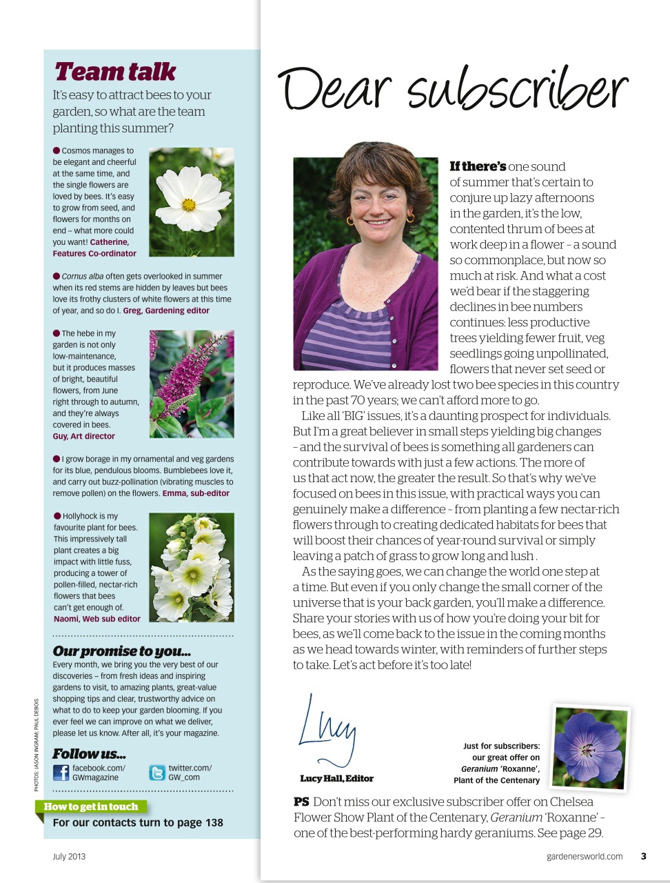 BBC Gardeners’ World Magazine Preview Pages