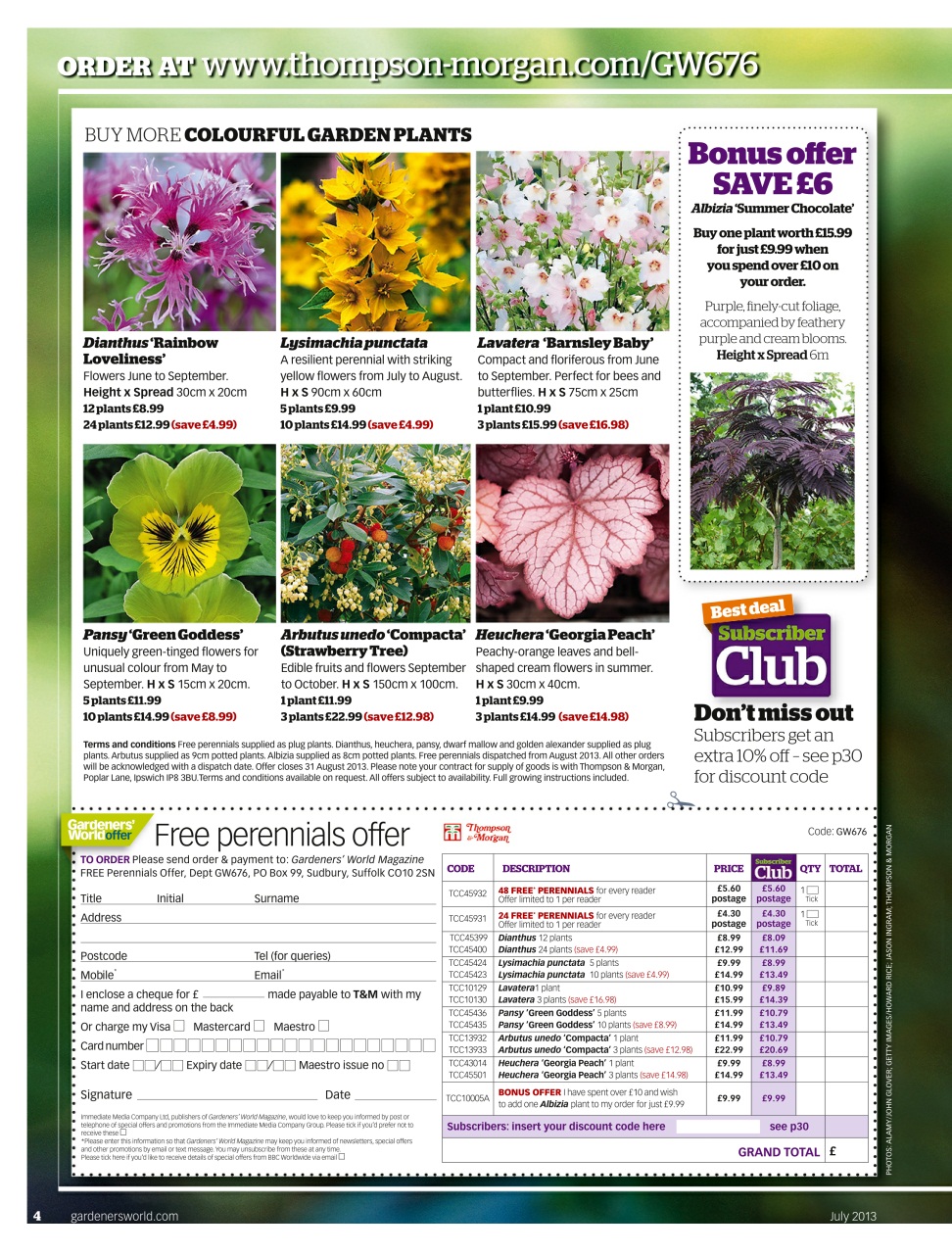 BBC Gardeners’ World Magazine Preview Pages