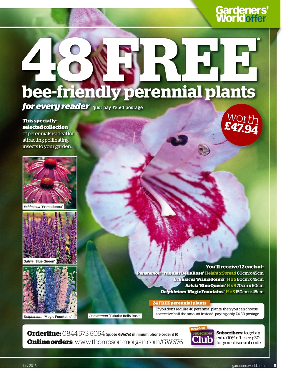 BBC Gardeners’ World Magazine Preview Pages