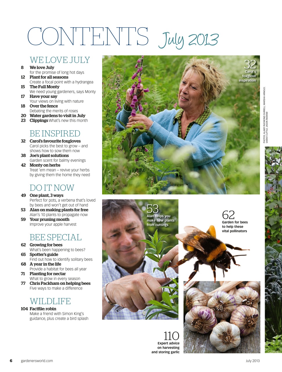 BBC Gardeners’ World Magazine Preview Pages