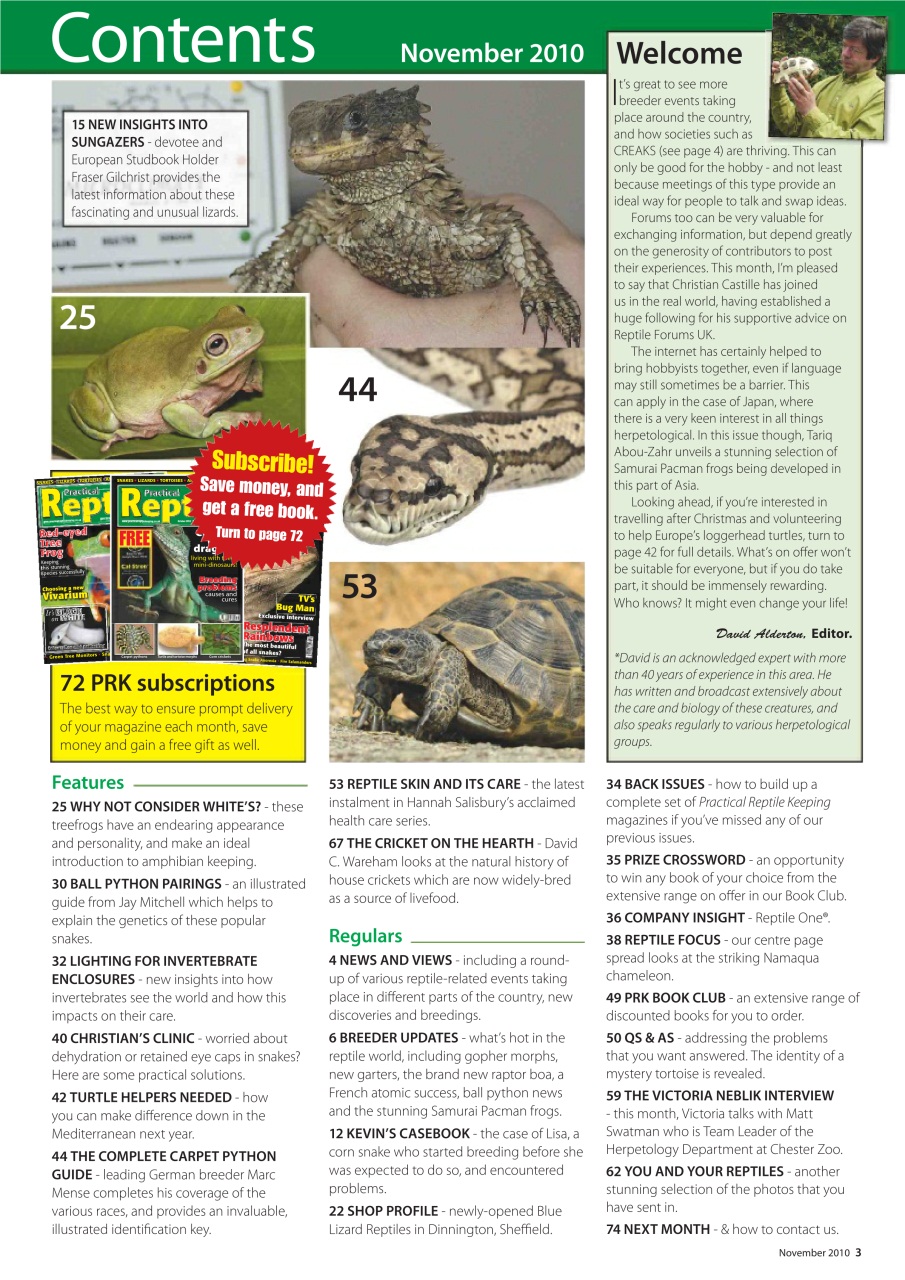 Practical Reptile Keeping Preview Pages