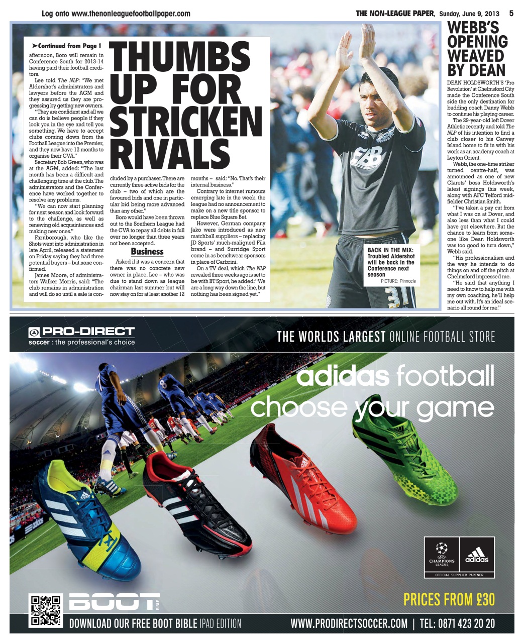 The Non-League Football Paper Preview Pages