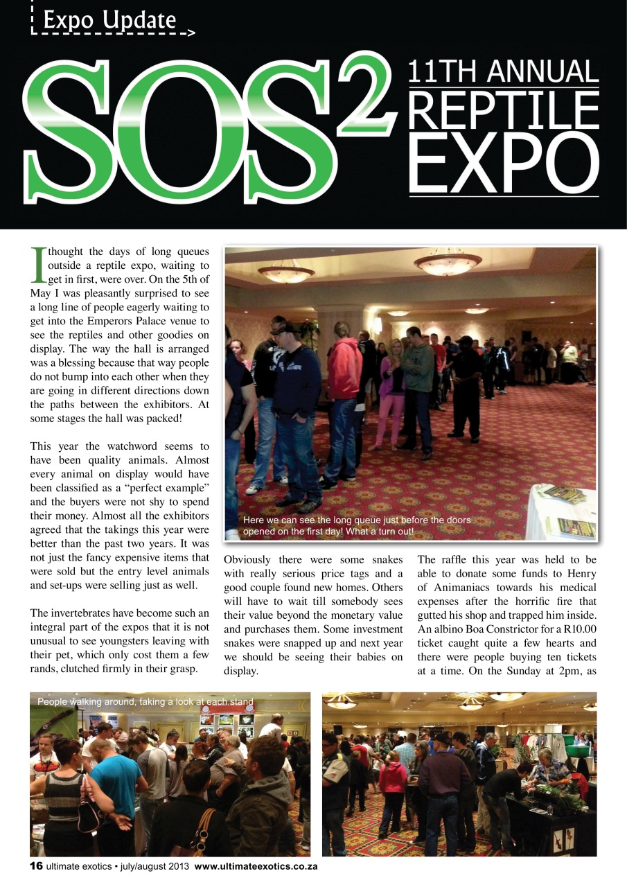 Ultimate Exotics Preview Pages