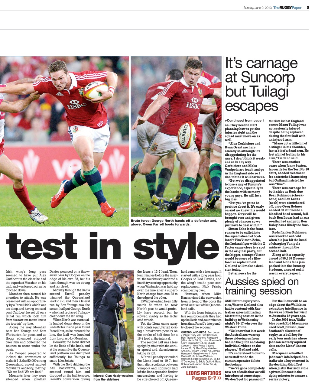 The Rugby Paper Preview Pages