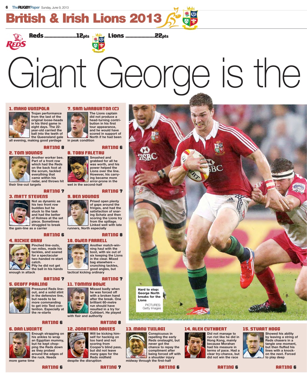 The Rugby Paper Preview Pages