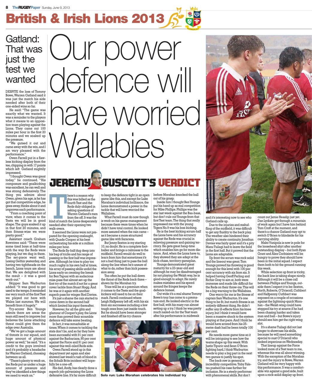 The Rugby Paper Preview Pages