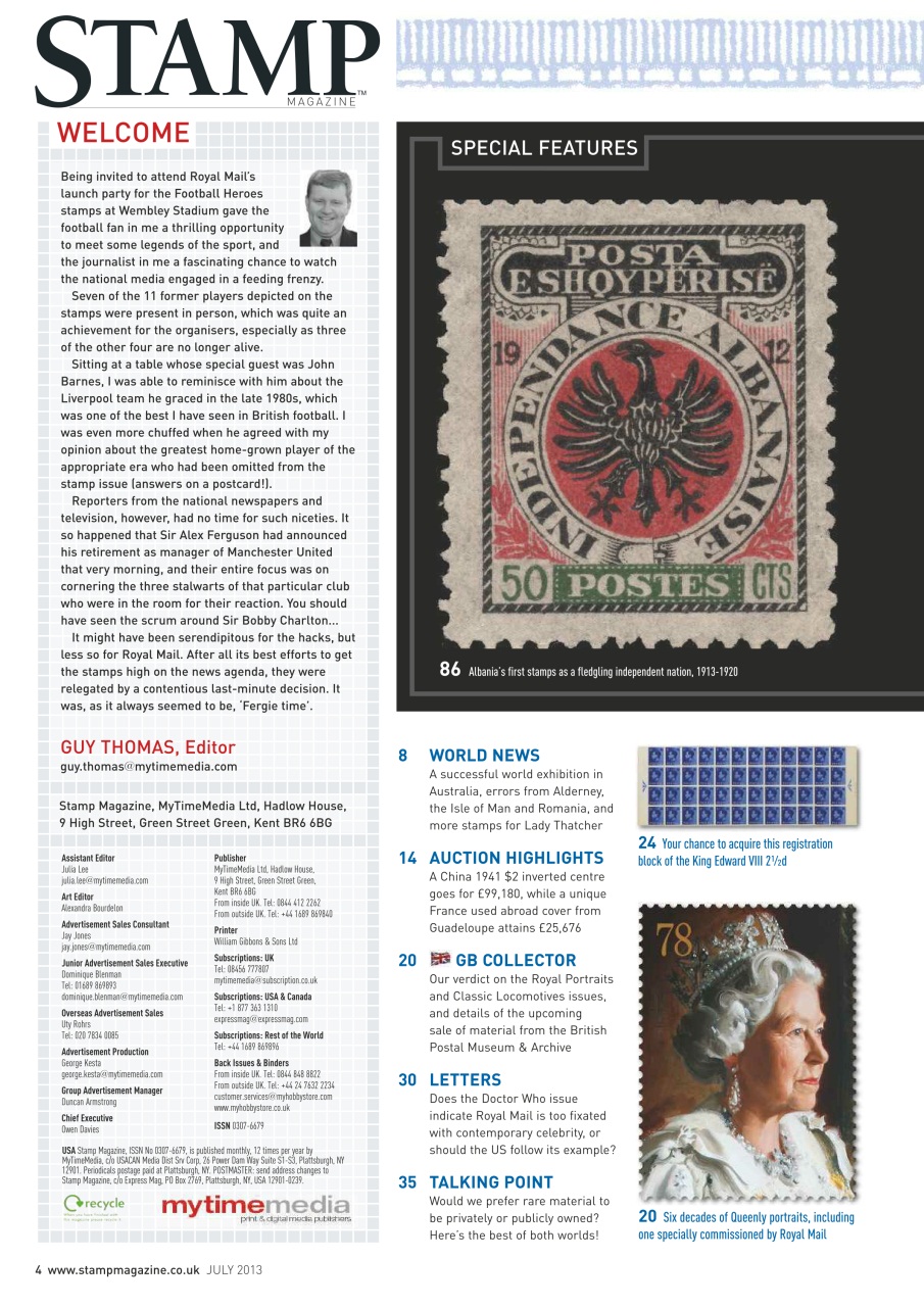 Stamp Magazine Preview Pages