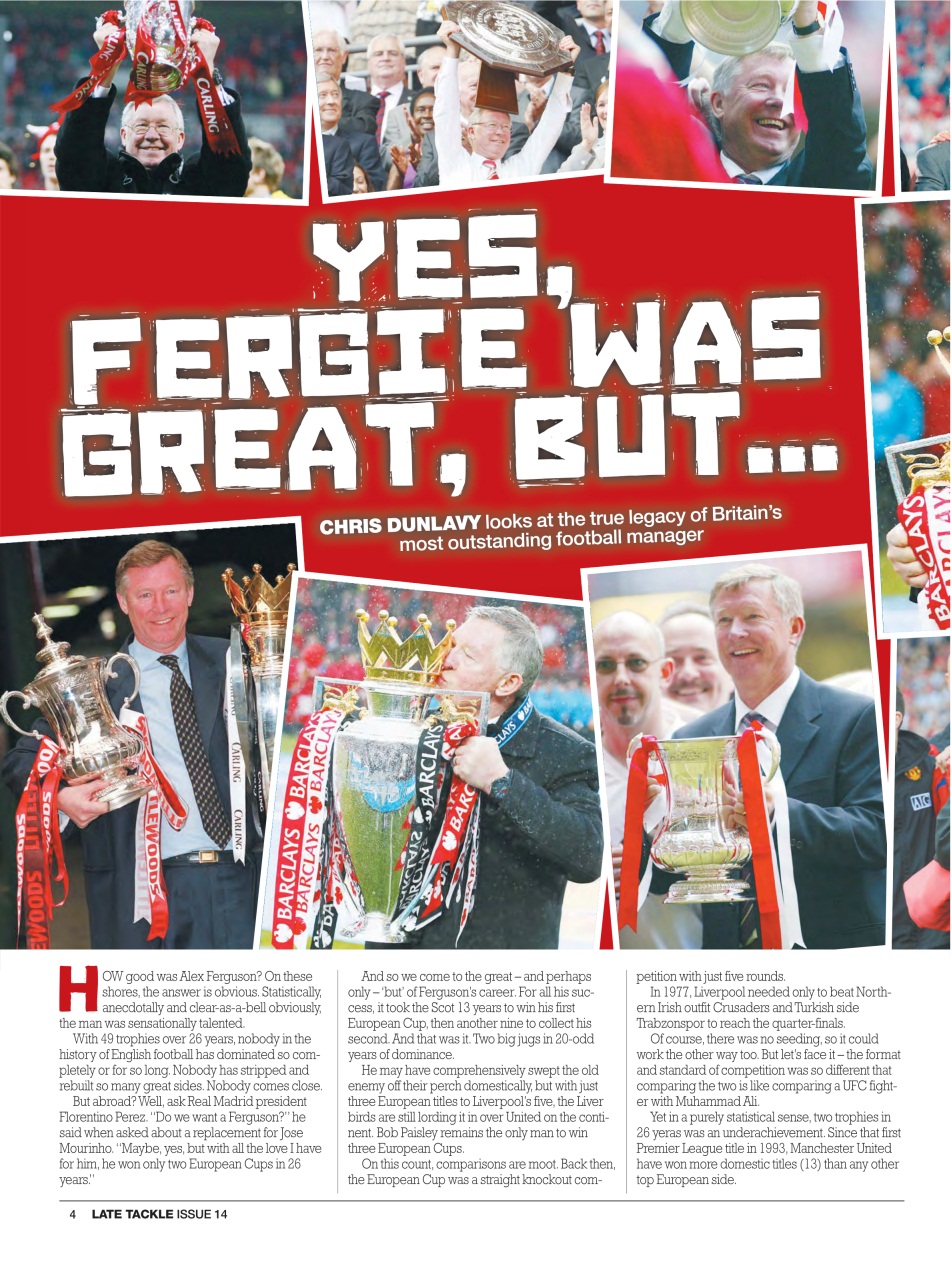 Late Tackle Football Magazine Preview Pages