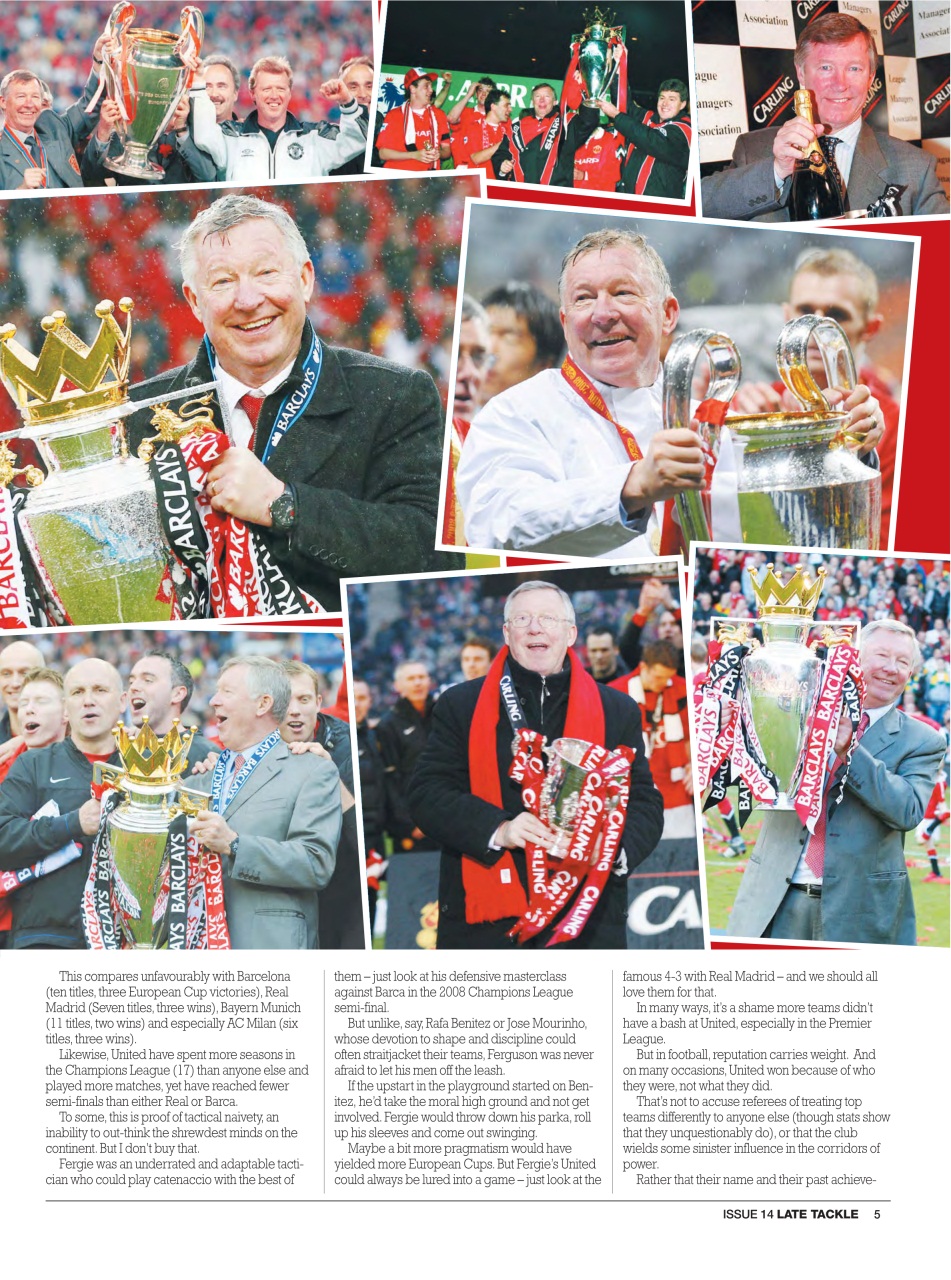 Late Tackle Football Magazine Preview Pages