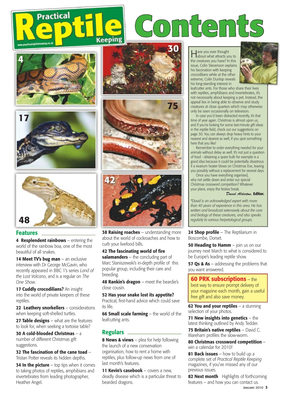 Practical Reptile Keeping Preview Pages