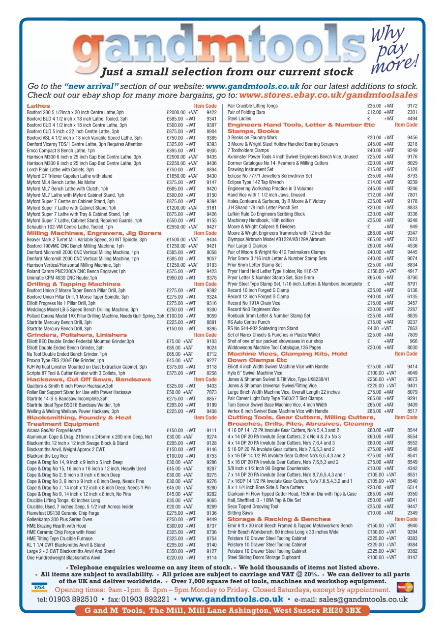 Model Engineer Preview Pages