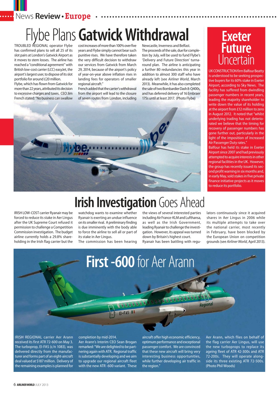 Airliner World Preview Pages
