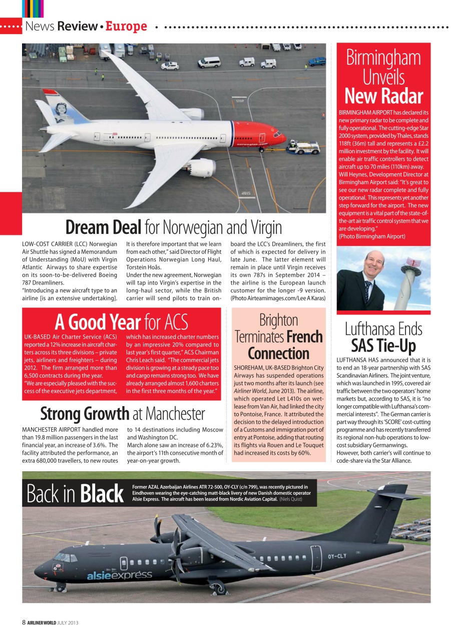 Airliner World Preview Pages