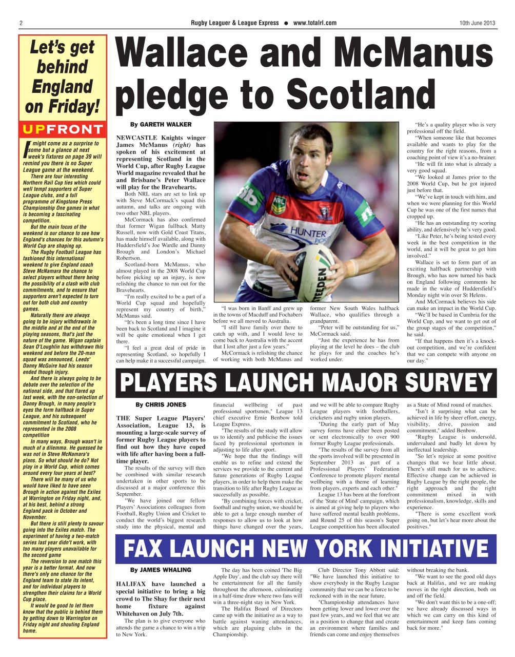 League Express Preview Pages