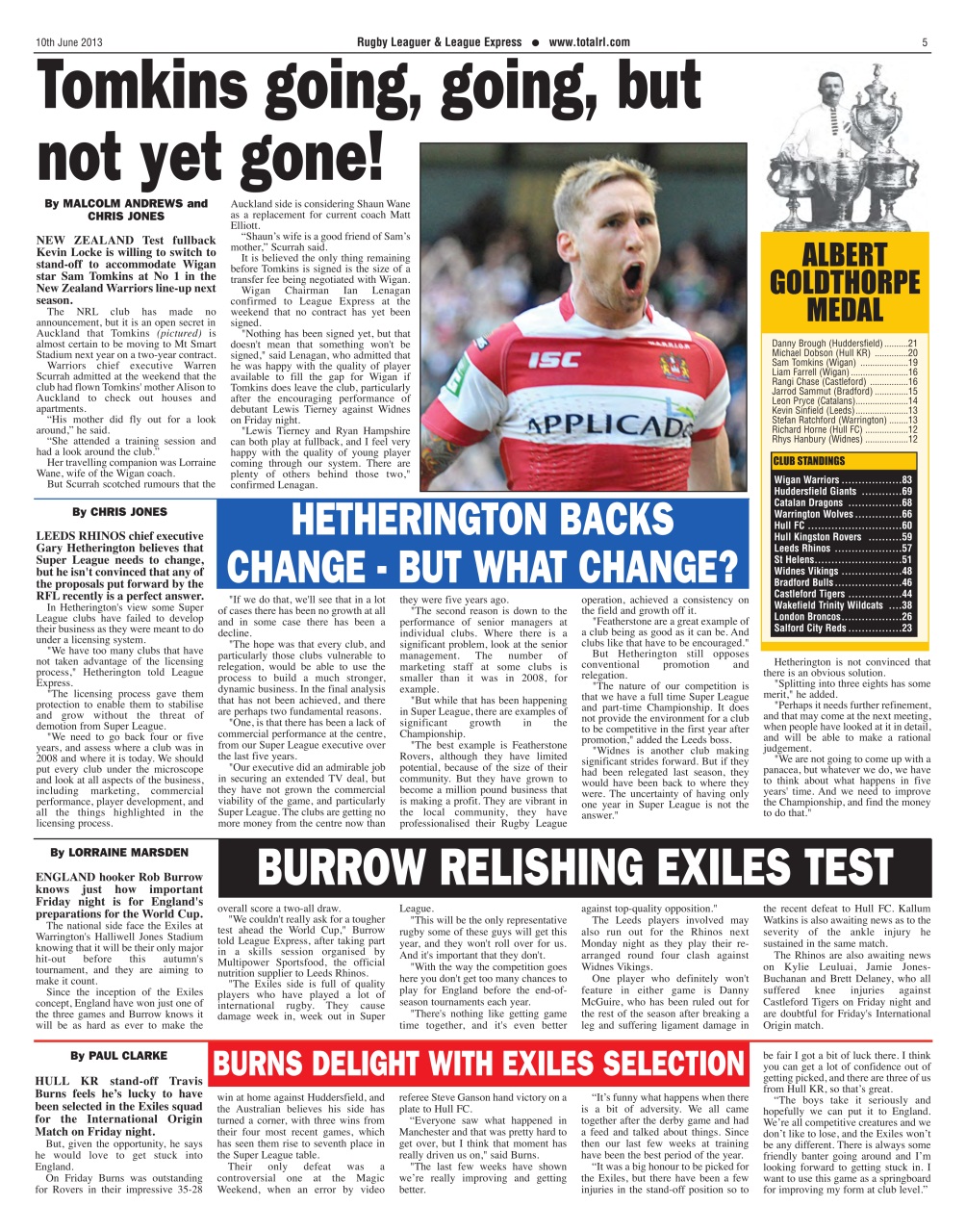 League Express Preview Pages