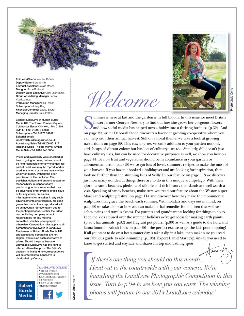 LandLove Magazine Preview Pages