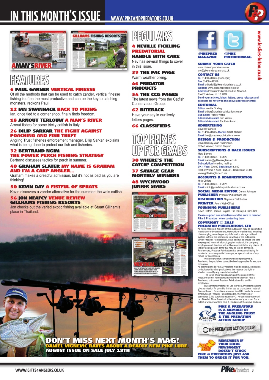 Pike & Predators Preview Pages