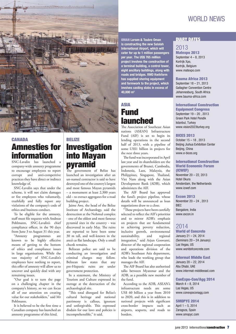 International Construction Preview Pages