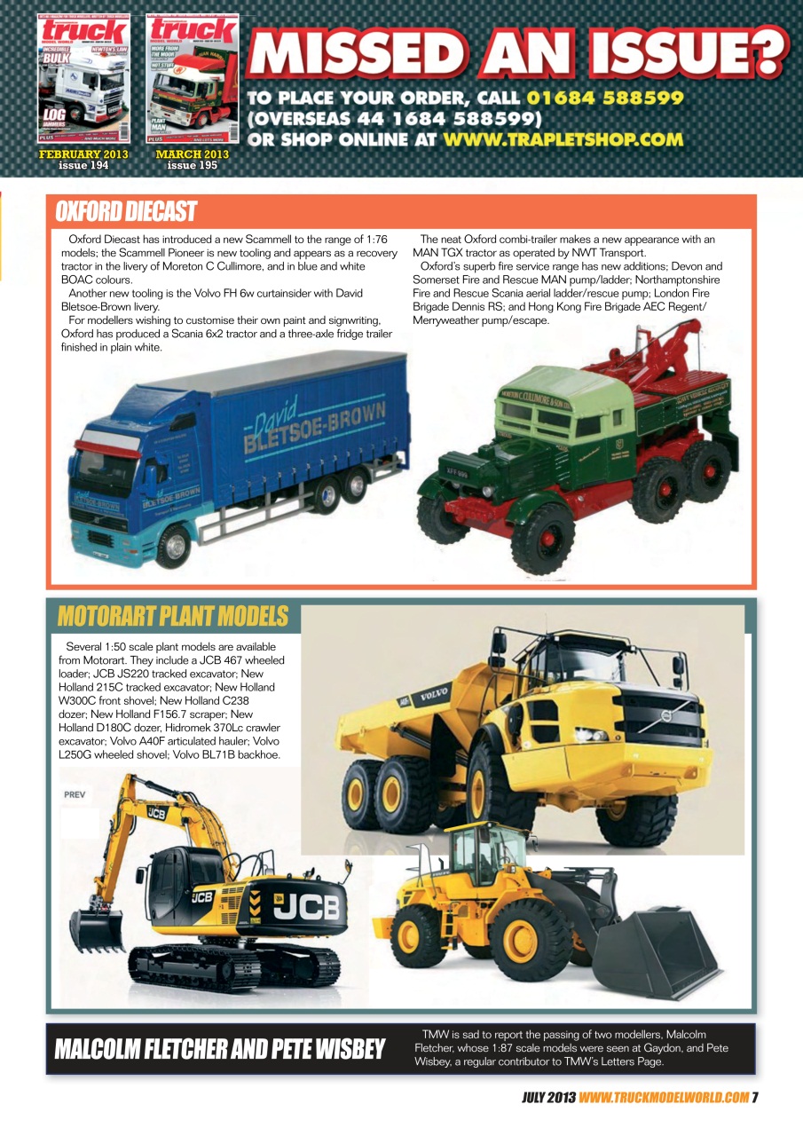 Model Car Truck Motorcycles World Preview Pages
