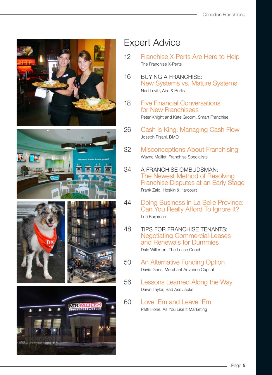Canadian Franchising Preview Pages