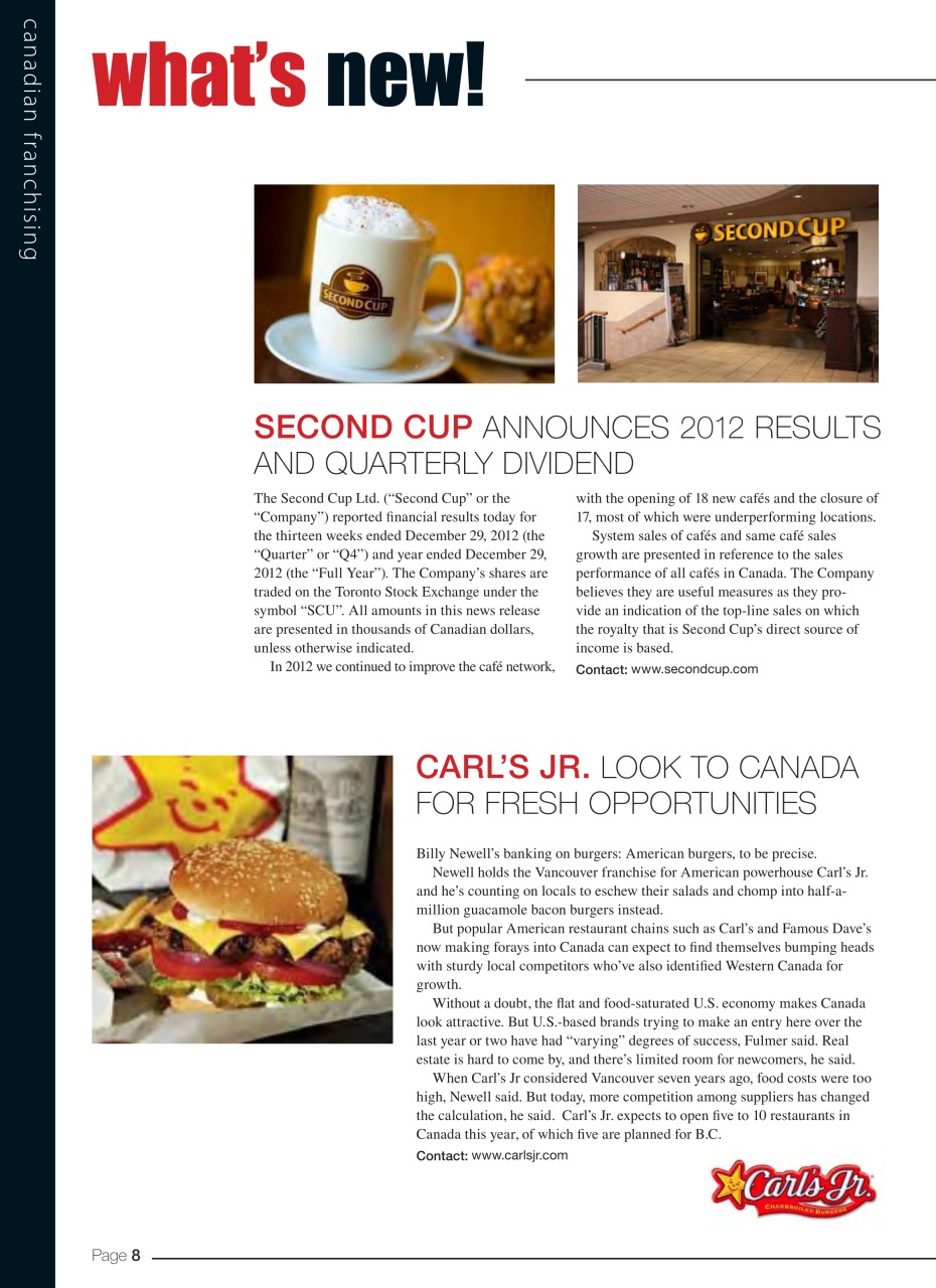 Canadian Franchising Preview Pages