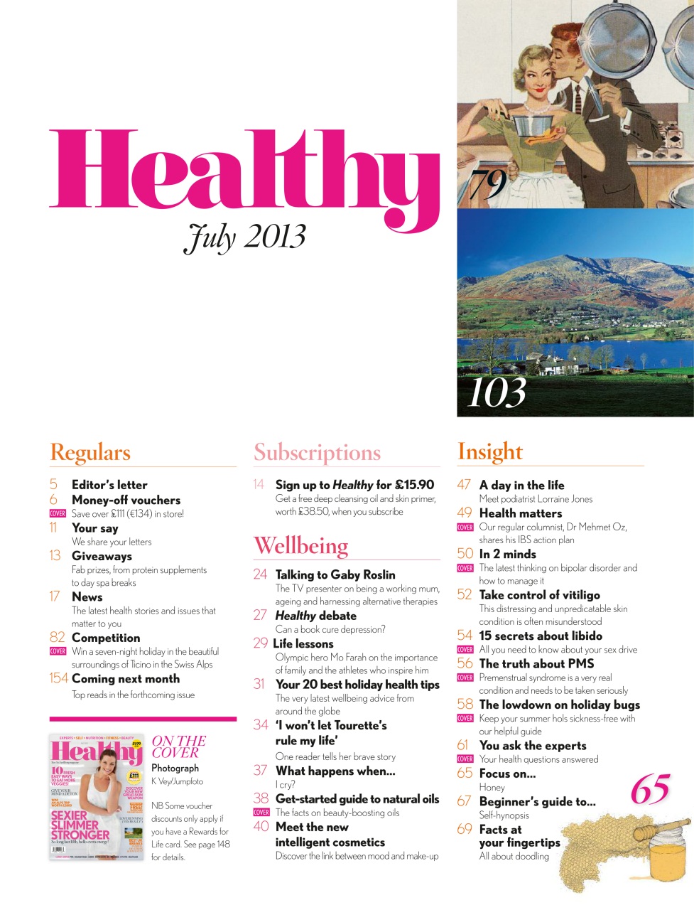 Healthy Magazine Preview Pages