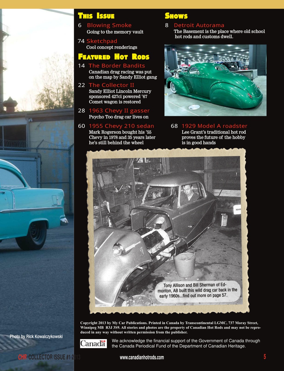 Canadian Hot Rods Preview Pages