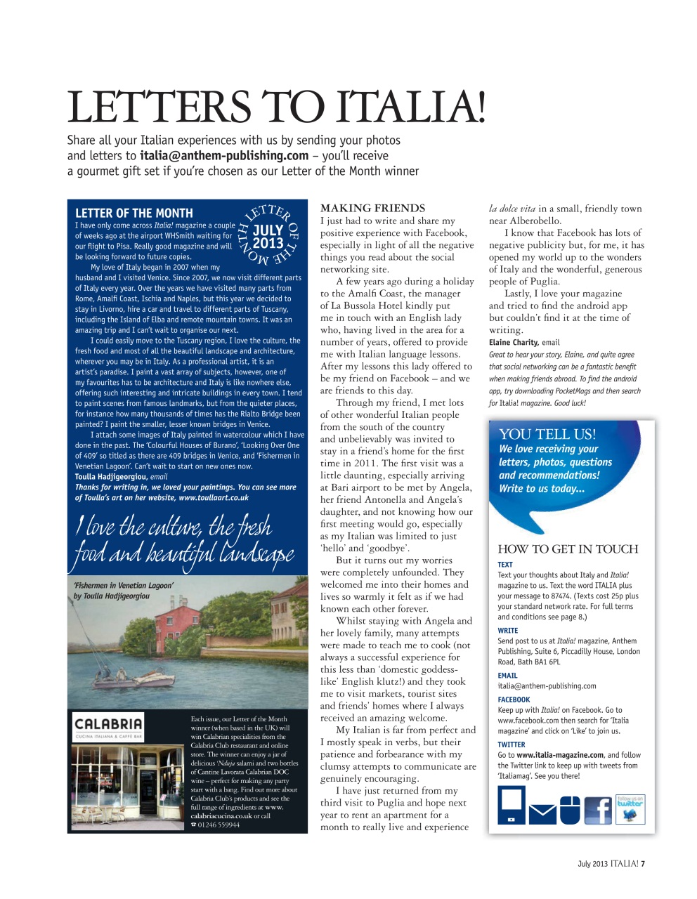 Italia! Preview Pages