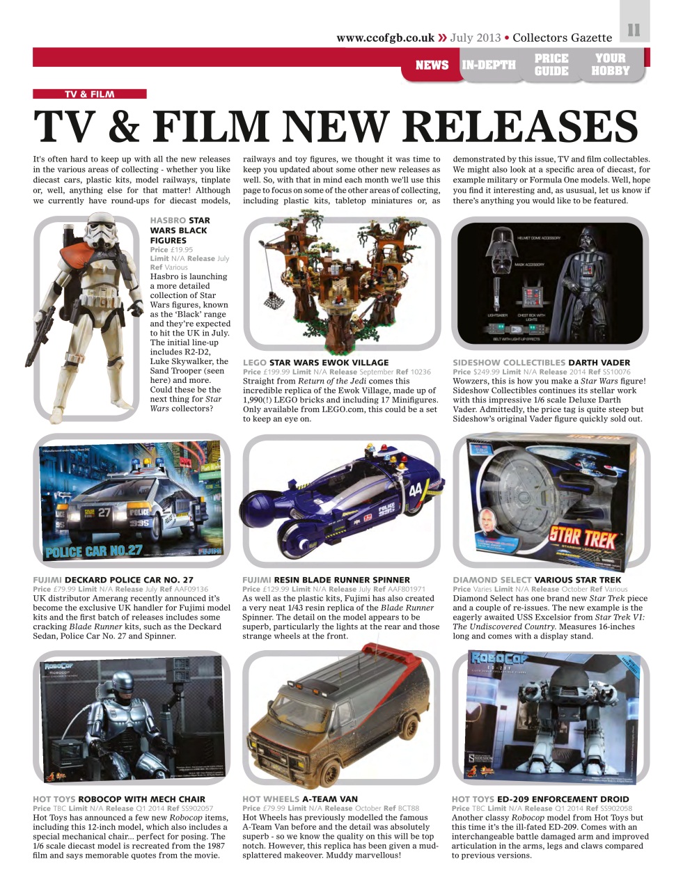 Collectors Gazette Preview Pages