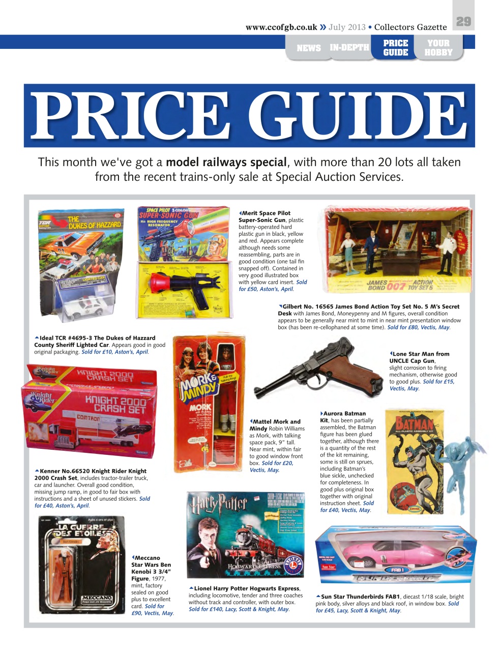 Collectors Gazette Preview Pages