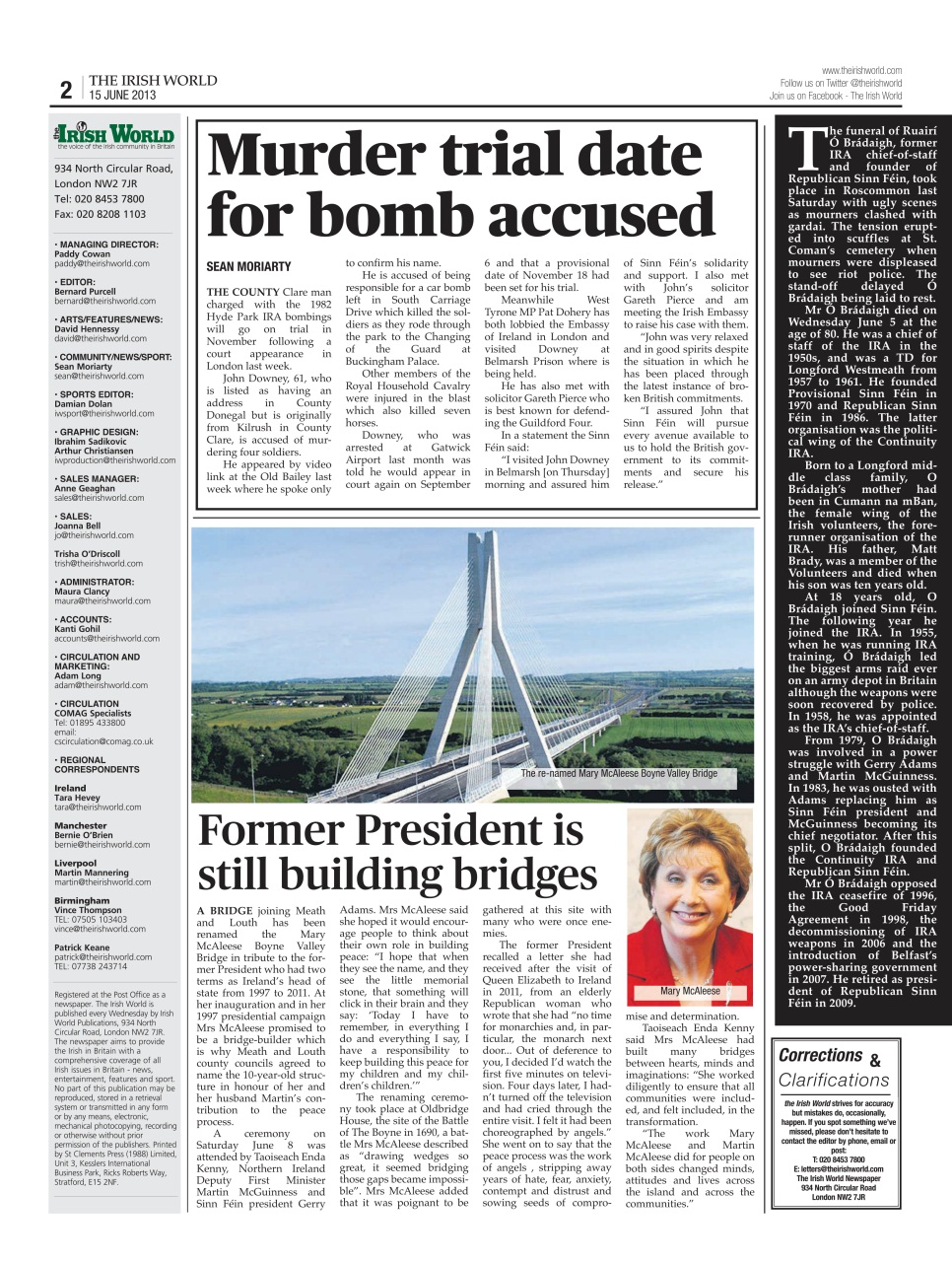 Irish World Preview Pages