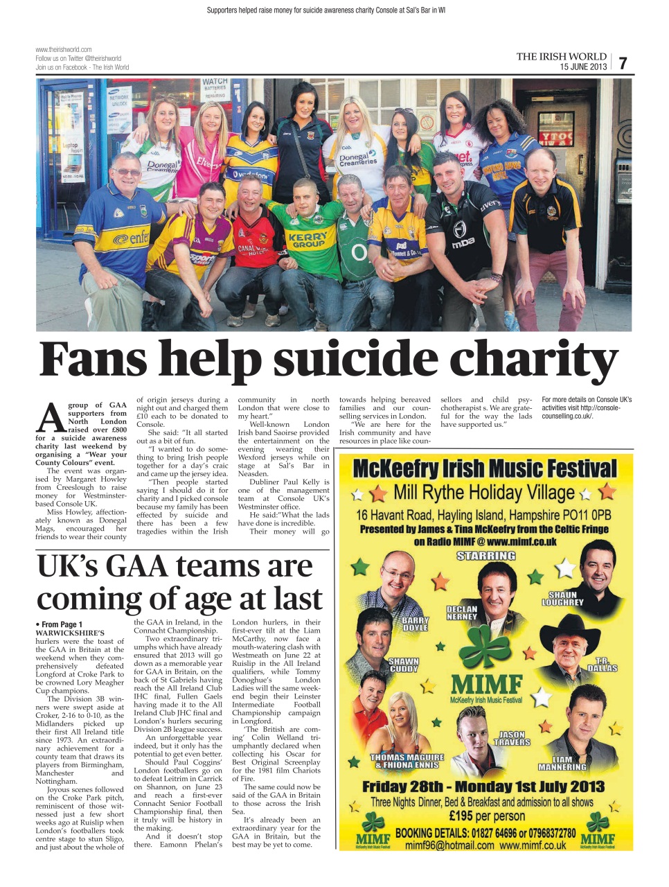 Irish World Preview Pages