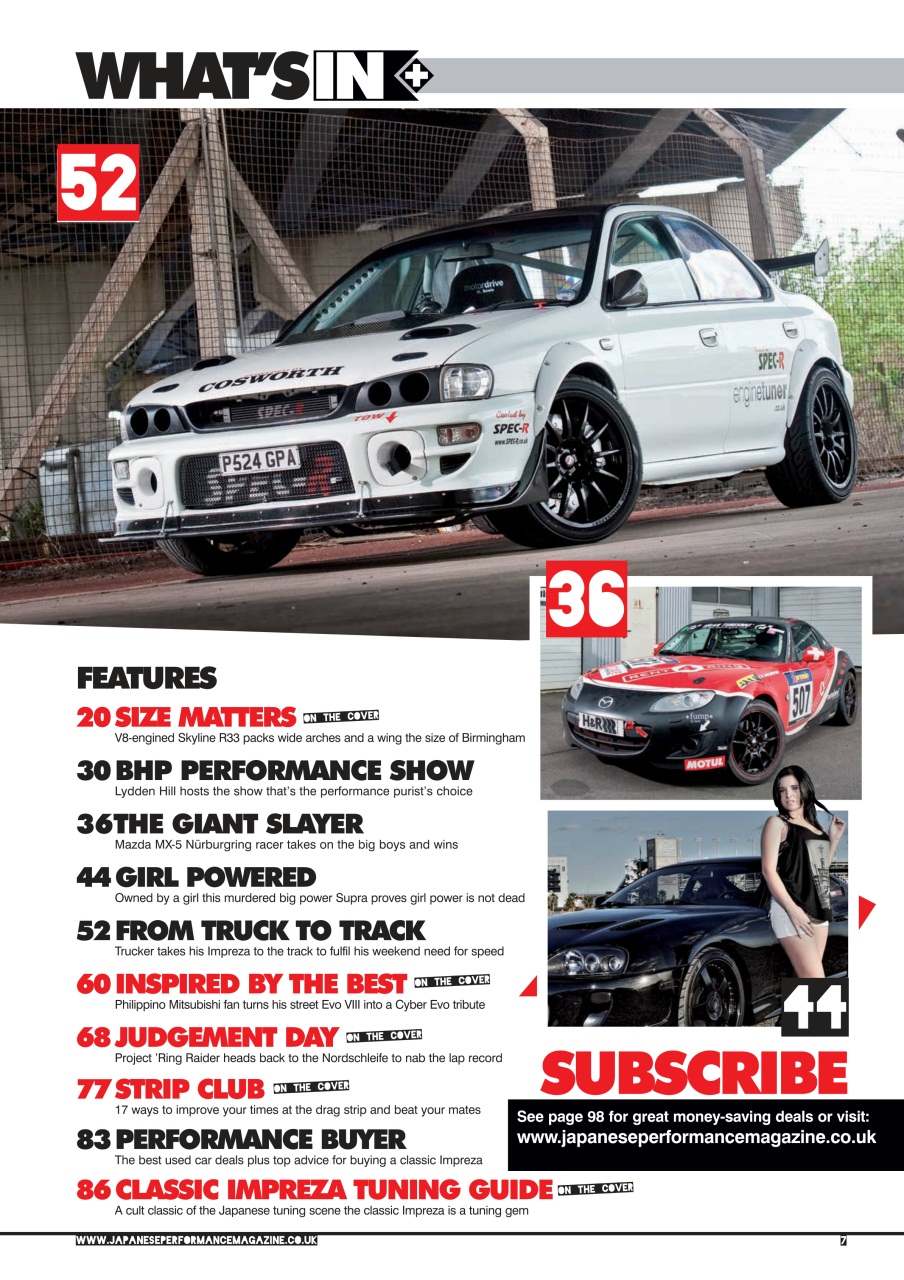 Japanese Performance Preview Pages