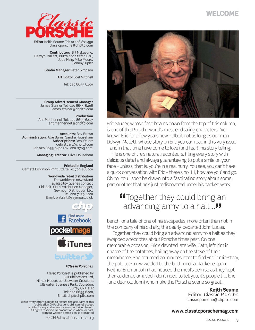 Classic Porsche Preview Pages