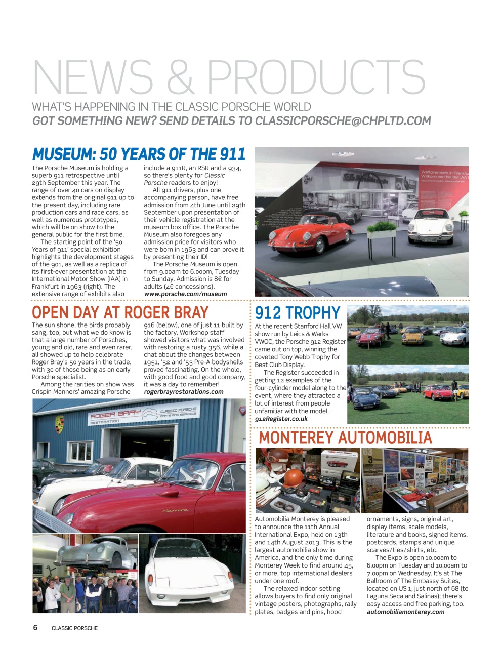Classic Porsche Preview Pages