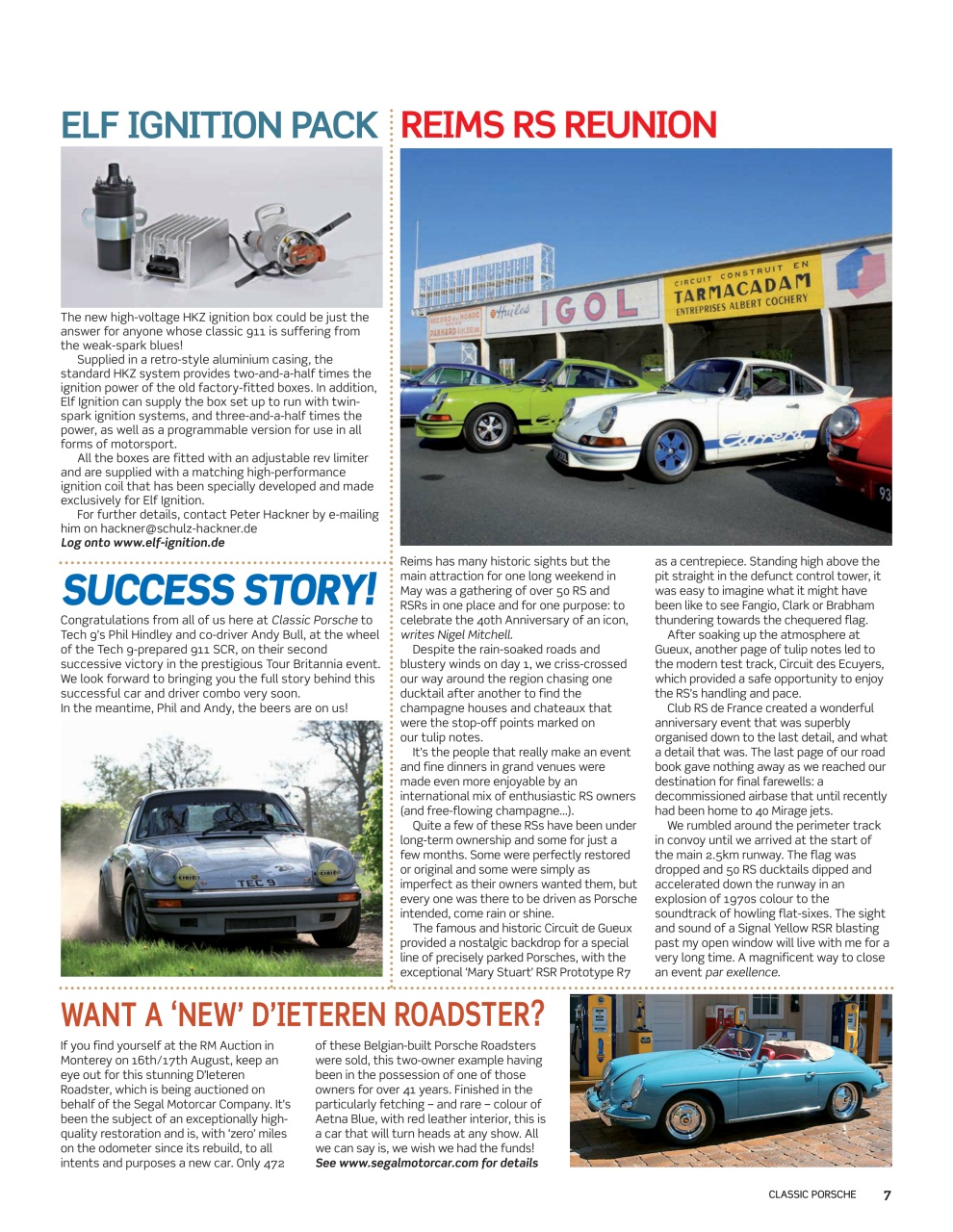 Classic Porsche Preview Pages