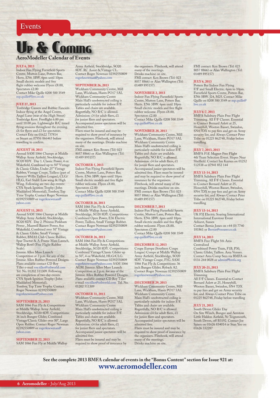 AeroModeller Preview Pages