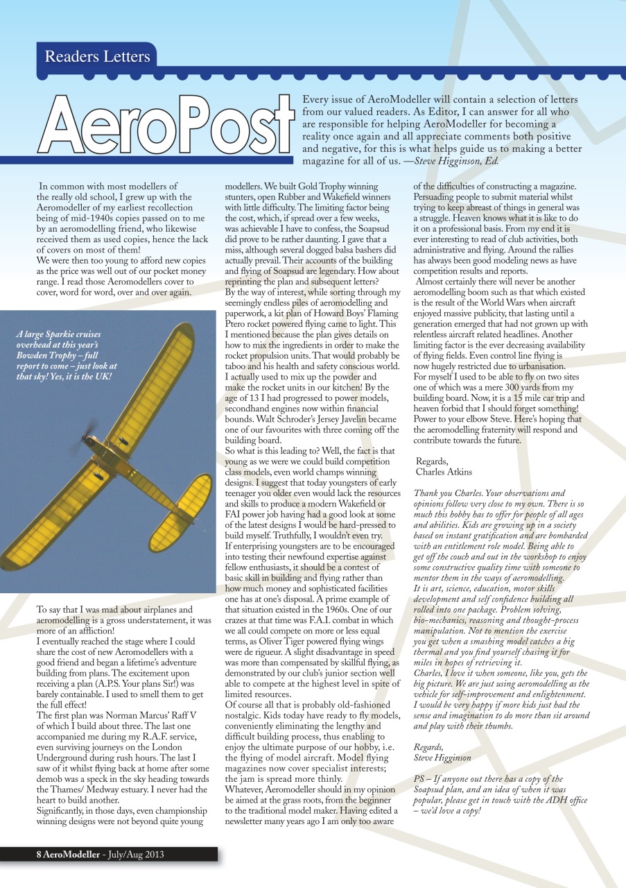 AeroModeller Preview Pages