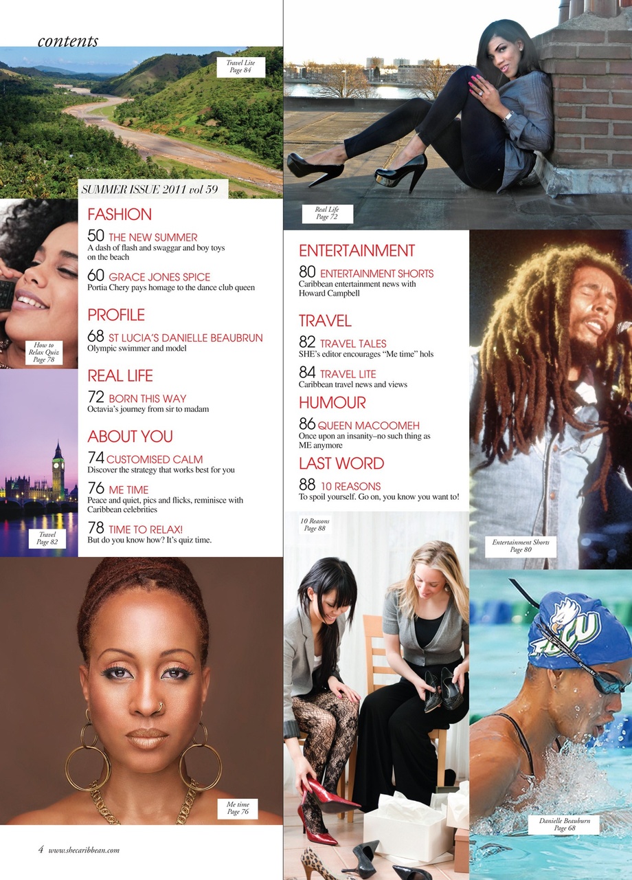 She Caribbean Preview Pages