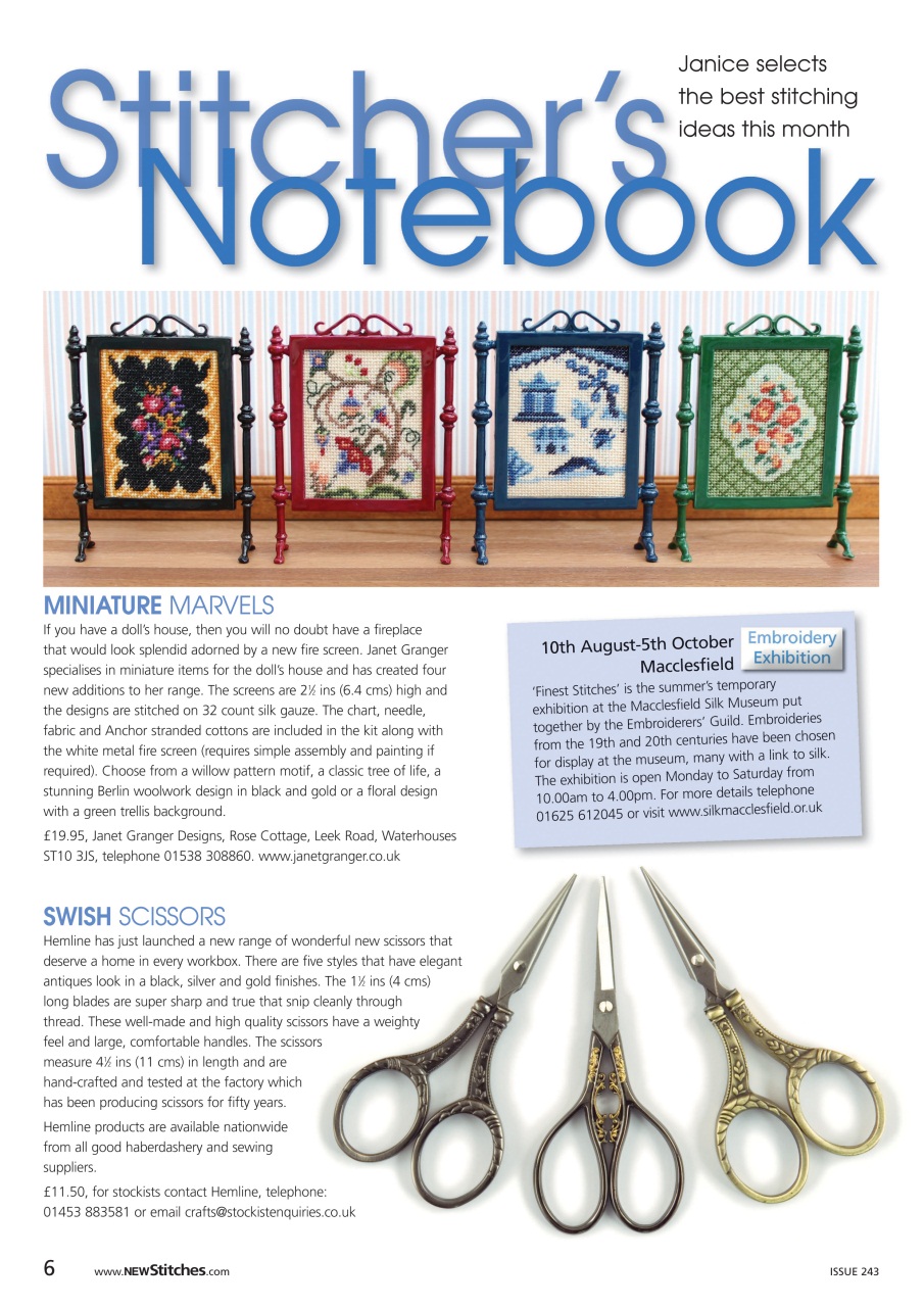 New Stitches Preview Pages