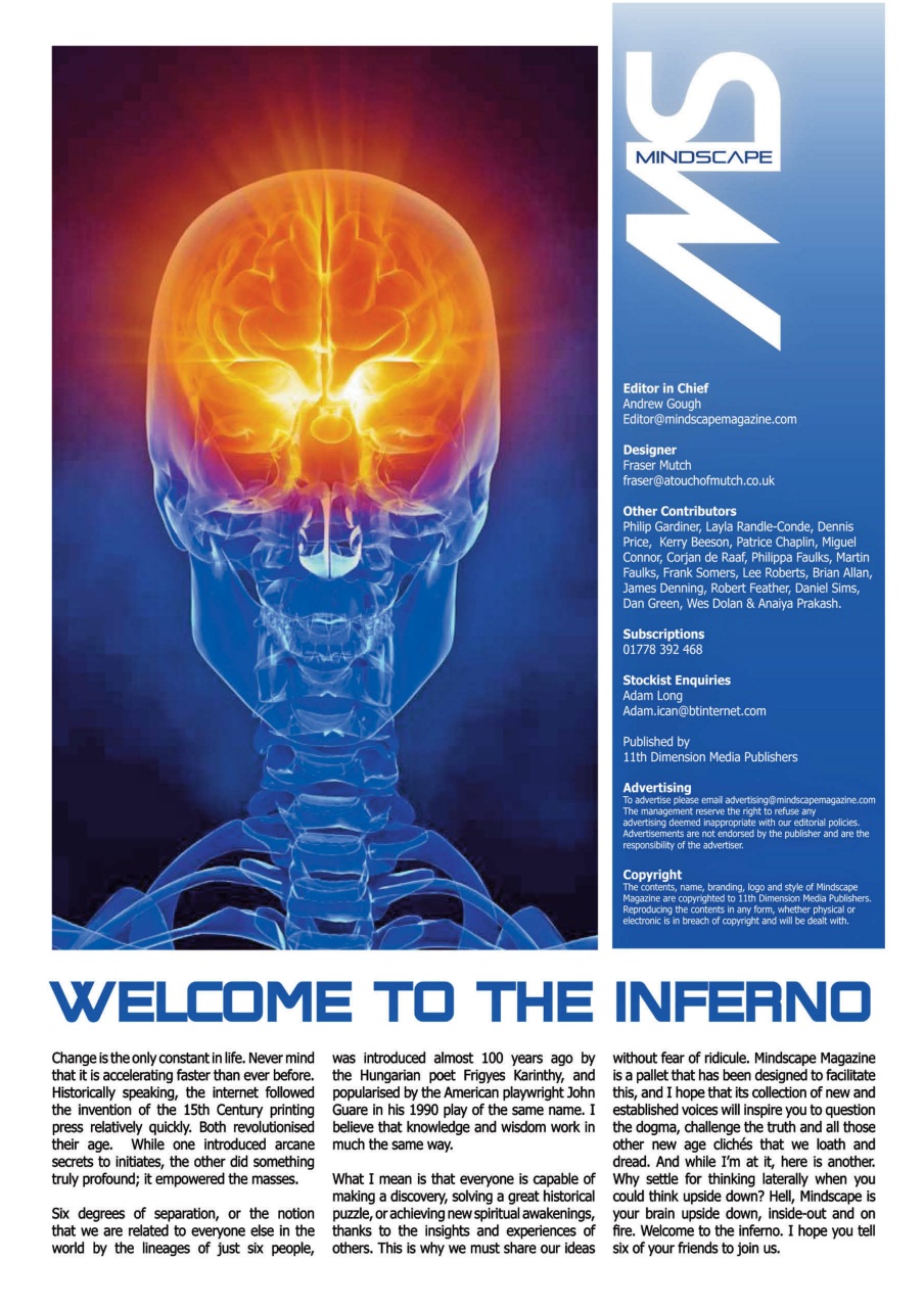 Mindscape Magazine Preview Pages