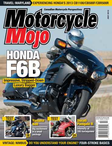 Motorcycle Mojo issue July 2013