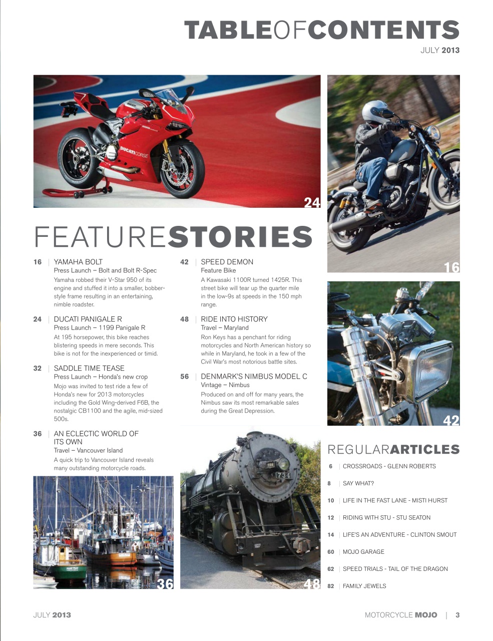 Motorcycle Mojo Preview Pages