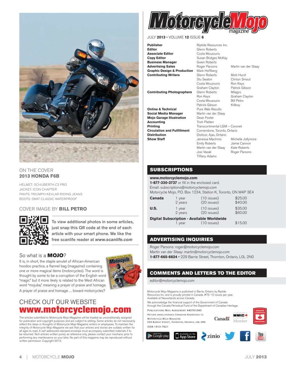 Motorcycle Mojo Preview Pages