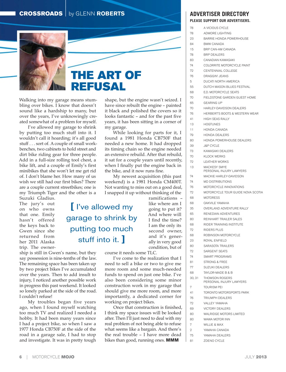 Motorcycle Mojo Preview Pages