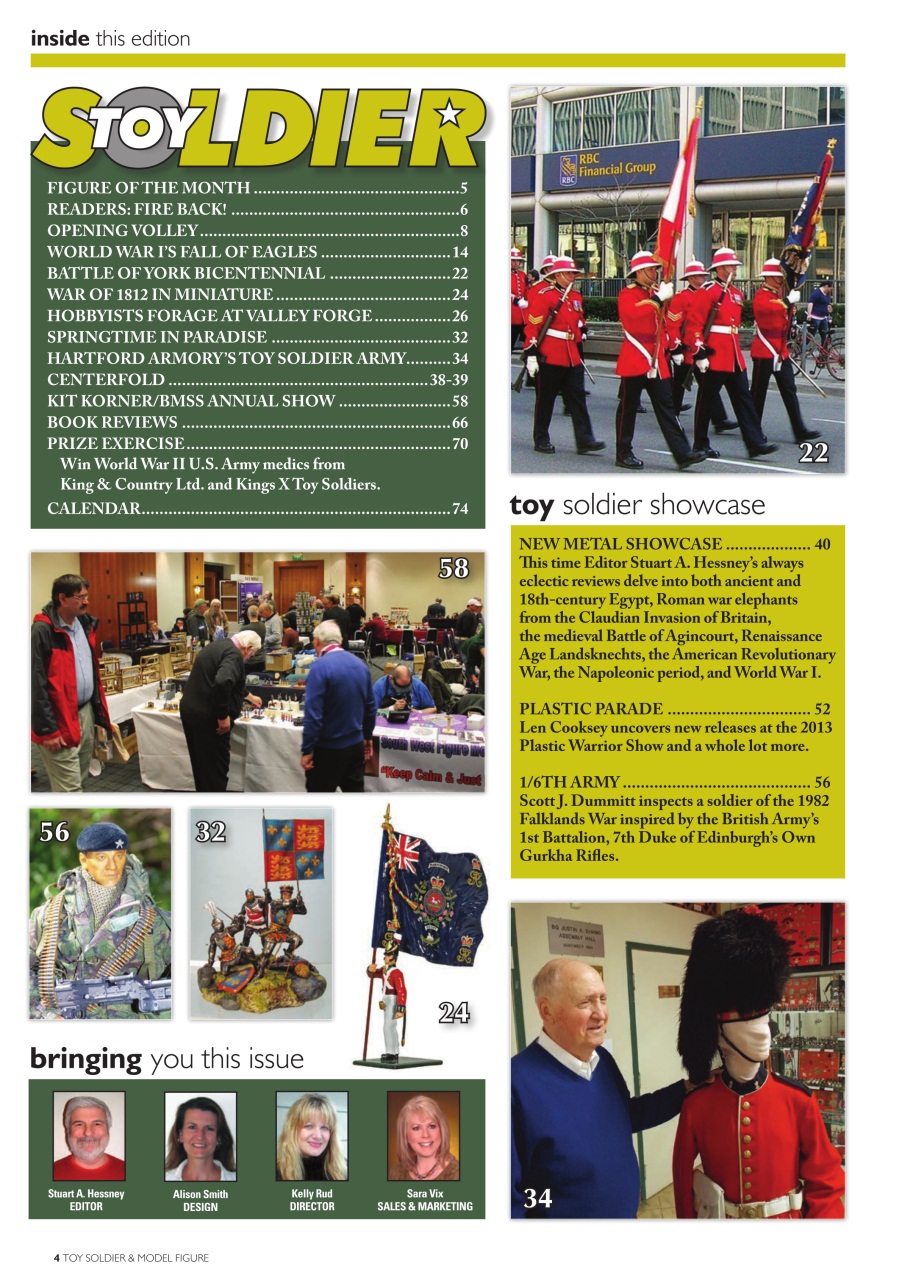 Toy Soldier & Model Figure Preview Pages