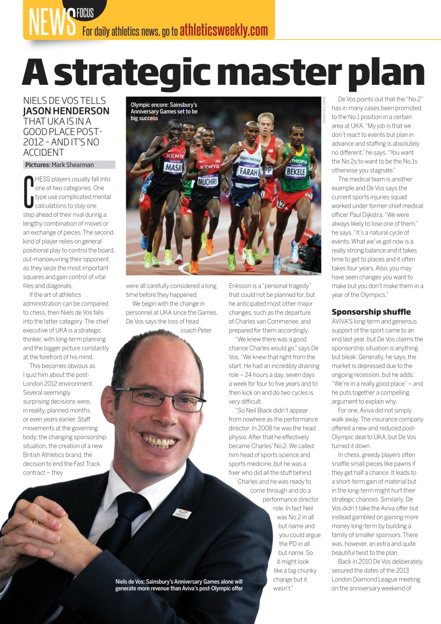 AW – Athletics Weekly Magazine Preview Pages