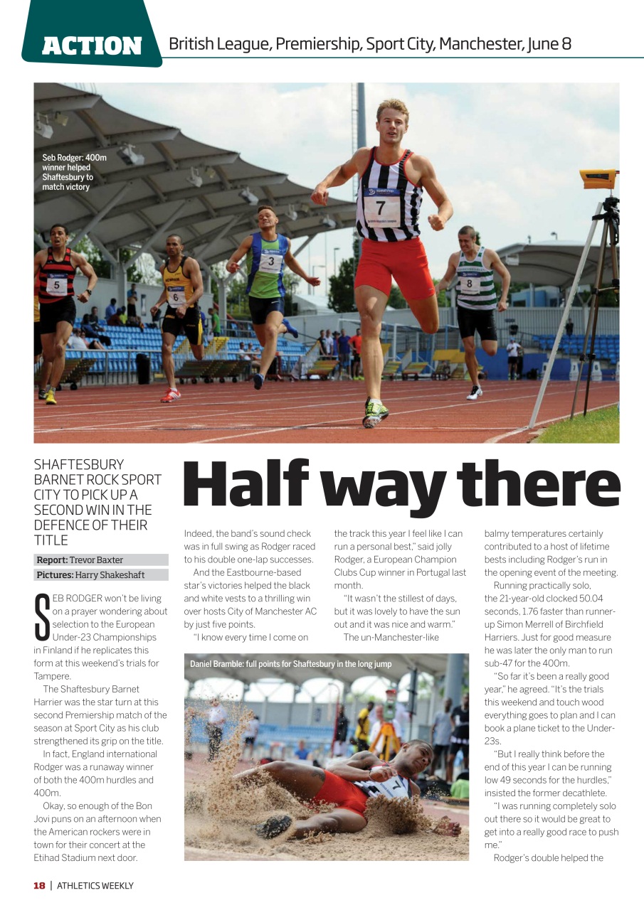 AW – Athletics Weekly Magazine Preview Pages
