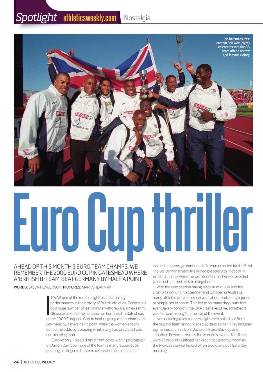 AW – Athletics Weekly Magazine Preview Pages